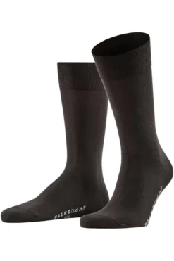 FALKE Cool 24/7 Herren Socken Dunkelbraun, Einfarbig