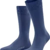 FALKE Cool 24/7 Herren Socken Blau, Einfarbig
