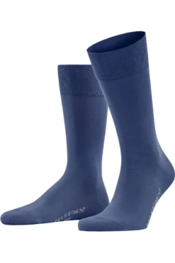 FALKE Cool 24/7 Herren Socken Blau, Einfarbig