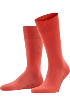 FALKE Cool 24/7 Herren Socken Orange, Einfarbig