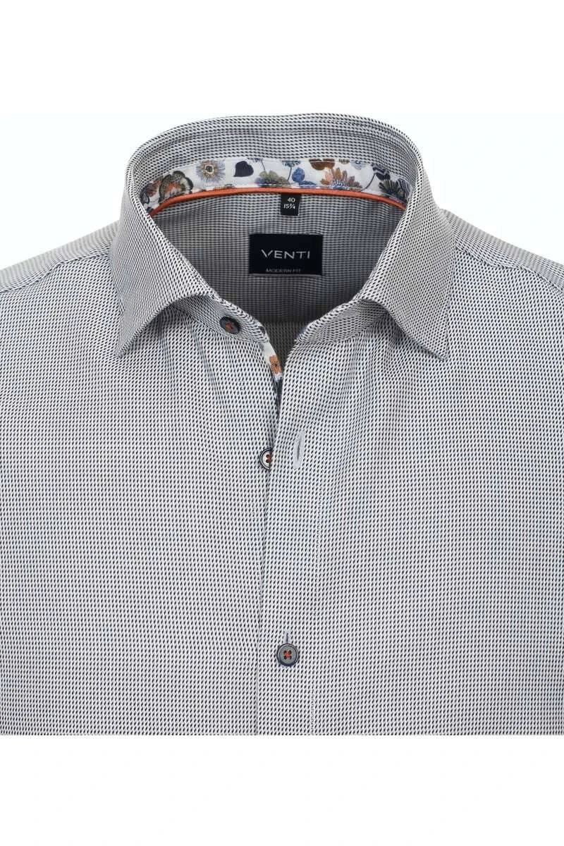 Venti Modern Fit Hemd Grün, Strukturiert 2 Venti Modern Fit Hemd Grün, Strukturiert – Bild 2