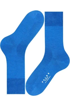 FALKE Airport Herren Socken Blau, Einfarbig -Ausgewählte Bekleidungsgeschäfte 14435 6055 5 800 1200x1200