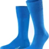 FALKE Airport Herren Socken Blau, Einfarbig