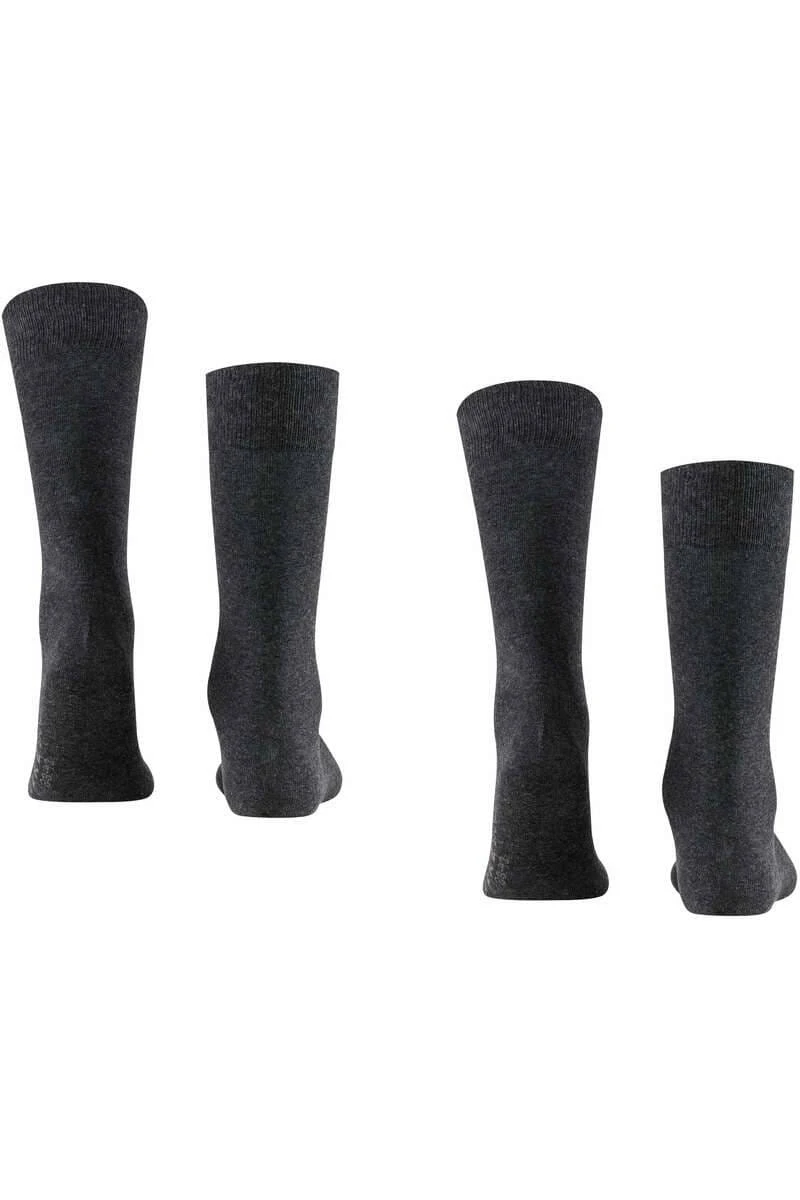 FALKE Swing Herren Socken Doppelpackanthrazit, Melange 3 FALKE Swing Herren Socken Doppelpackanthrazit, Melange – Bild 3