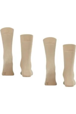 FALKE Swing Herren Socken Doppelpackhellbraun, Einfarbig -Ausgewählte Bekleidungsgeschäfte 14633 4320 2 800 1200x1200