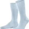 FALKE Tiago Herren Socken Hellblau, Einfarbig