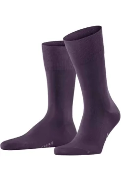 FALKE Tiago Herren Socken Violett, Einfarbig