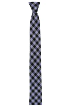 Venti Krawatte 100% Seide Lila, Gemustert