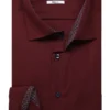 Seidensticker Regular Fit Hemd Dunkelrot, Einfarbig