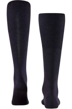 FALKE Airport Kniestrümpfe Dunkelblau, Einfarbig -Ausgewählte Bekleidungsgeschäfte 15435 6370 2 800 1200x1200