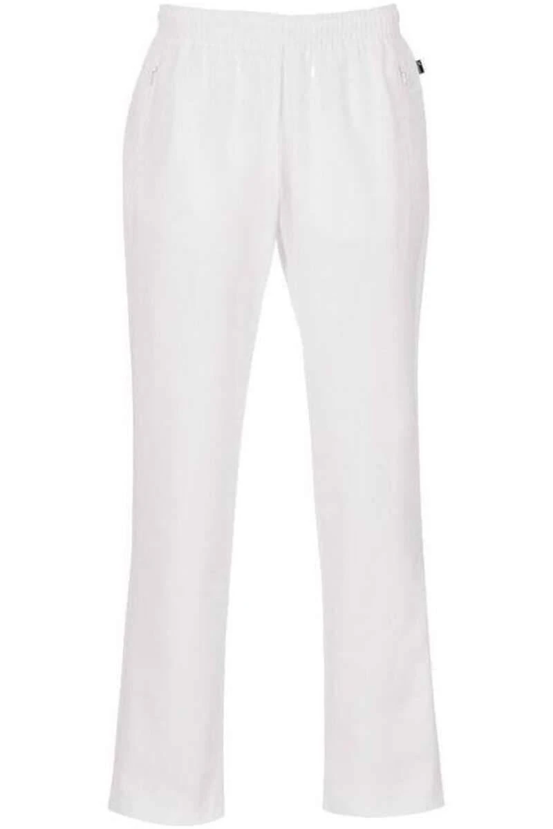 TRIGEMA Comfort Fit Herren Freizeithose Weiss 1 TRIGEMA Comfort Fit Herren Freizeithose Weiss