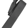 Venti Krawatte 100% Seide Anthrazit, Gemustert