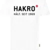 HAKRO Regular Fit T-Shirt Rundhals Weiss,bedruckt