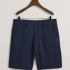 GANT Regular Fit Kurze Hose Navy, Einfarbig