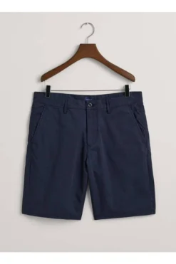 GANT Regular Fit Kurze Hose Navy, Einfarbig