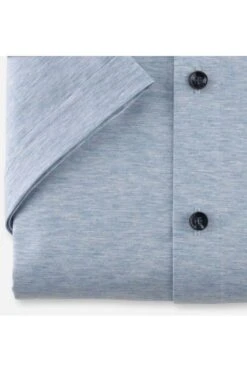 OLYMP Level Five Body Fit Jerseyhemd Hellblau, Meliert -Ausgewählte Bekleidungsgeschäfte 2008 62 11 2 800 1200x1200