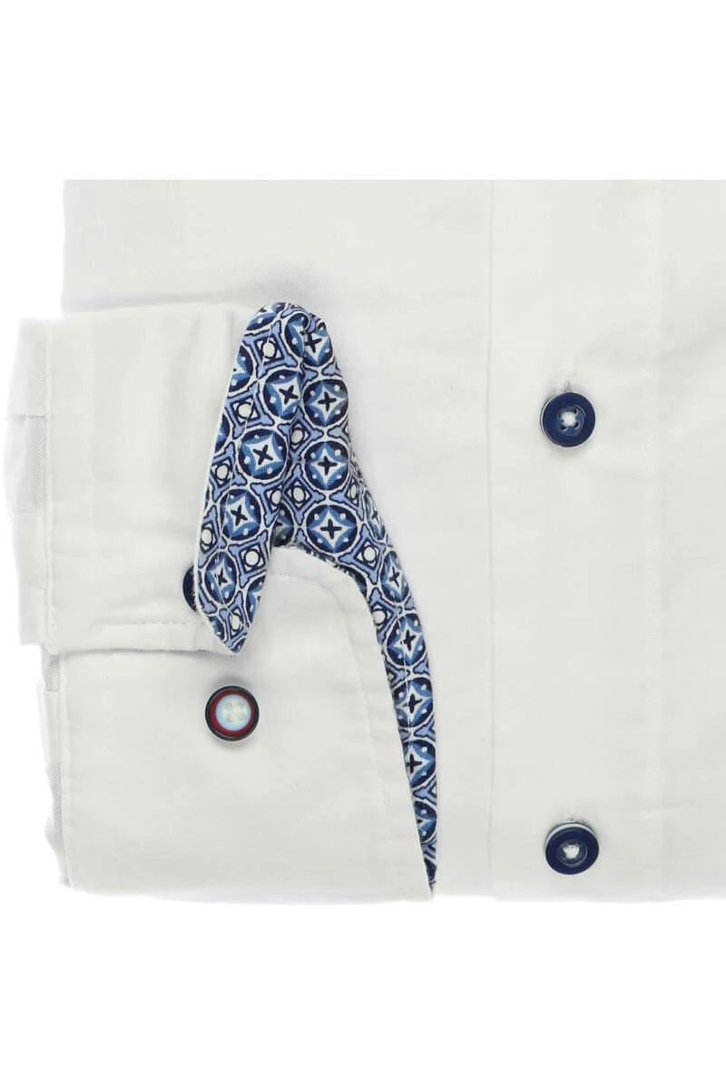Redmond Modern Fit Hemd Weiss, Einfarbig 3 Redmond Modern Fit Hemd Weiss, Einfarbig – Bild 3