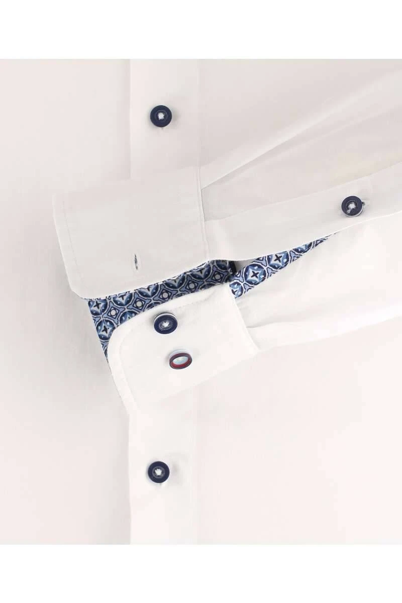 Redmond Modern Fit Hemd Weiss, Einfarbig 5 Redmond Modern Fit Hemd Weiss, Einfarbig – Bild 5
