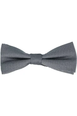 Willen Fliege Aus 100% Seideschwarz, Strukturiert