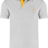GANT Regular Fit Poloshirt Hellgrau, Melange