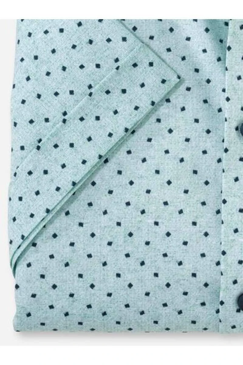 OLYMP Level Five Body Fit Hemd Grün/marine, Gemustert 4 OLYMP Level Five Body Fit Hemd Grün/marine, Gemustert – Bild 4