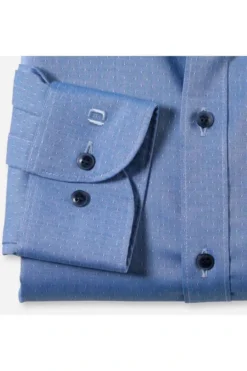 OLYMP Level Five Body Fit Hemd Royal, Faux-uni -Ausgewählte Bekleidungsgeschäfte 2120 34 19 2 800 1200x1200