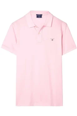 GANT Rugger Regular Fit Poloshirt Rosa, Einfarbig