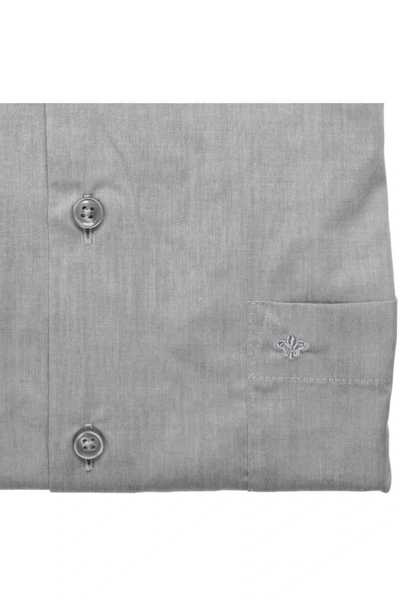 Jupiter Regular Fit Hemd Silbergrau, Einfarbig 5 Jupiter Regular Fit Hemd Silbergrau, Einfarbig – Bild 5