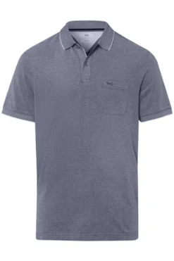 Brax Modern Fit Poloshirt Ocean, Einfarbig