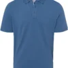 Brax Modern Fit Poloshirt Mittelblau, Einfarbig