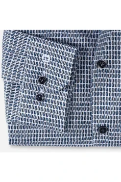 OLYMP No. Six Super Slim Hemd Marine/weiss, Gemustert -Ausgewählte Bekleidungsgeschäfte 2550 29 18 2 800 1200x1200