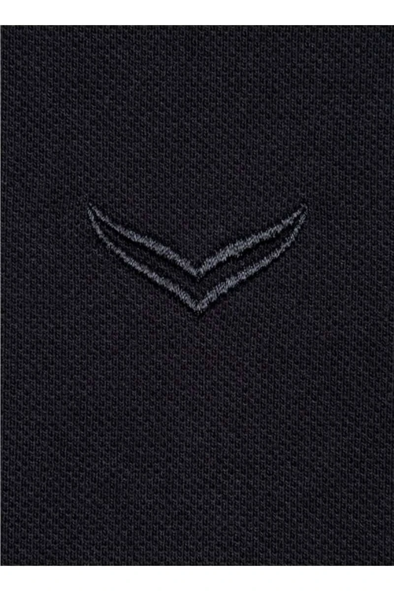 TRIGEMA Business Comfort Fit Longsleeve Poloshirt Schwarz, Einfarbig 5 TRIGEMA Business Comfort Fit Longsleeve Poloshirt Schwarz, Einfarbig – Bild 5