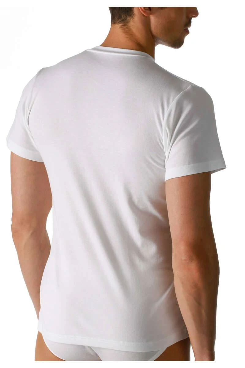 Mey NoblesseRegular Fit T-Shirt Rundhals Weiss,Einfarbig 2 Mey NoblesseRegular Fit T-Shirt Rundhals Weiss,Einfarbig – Bild 2