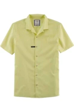 OLYMP Level Five Smart Casual Body Fit Leinenhemd Gelb, Faux-uni