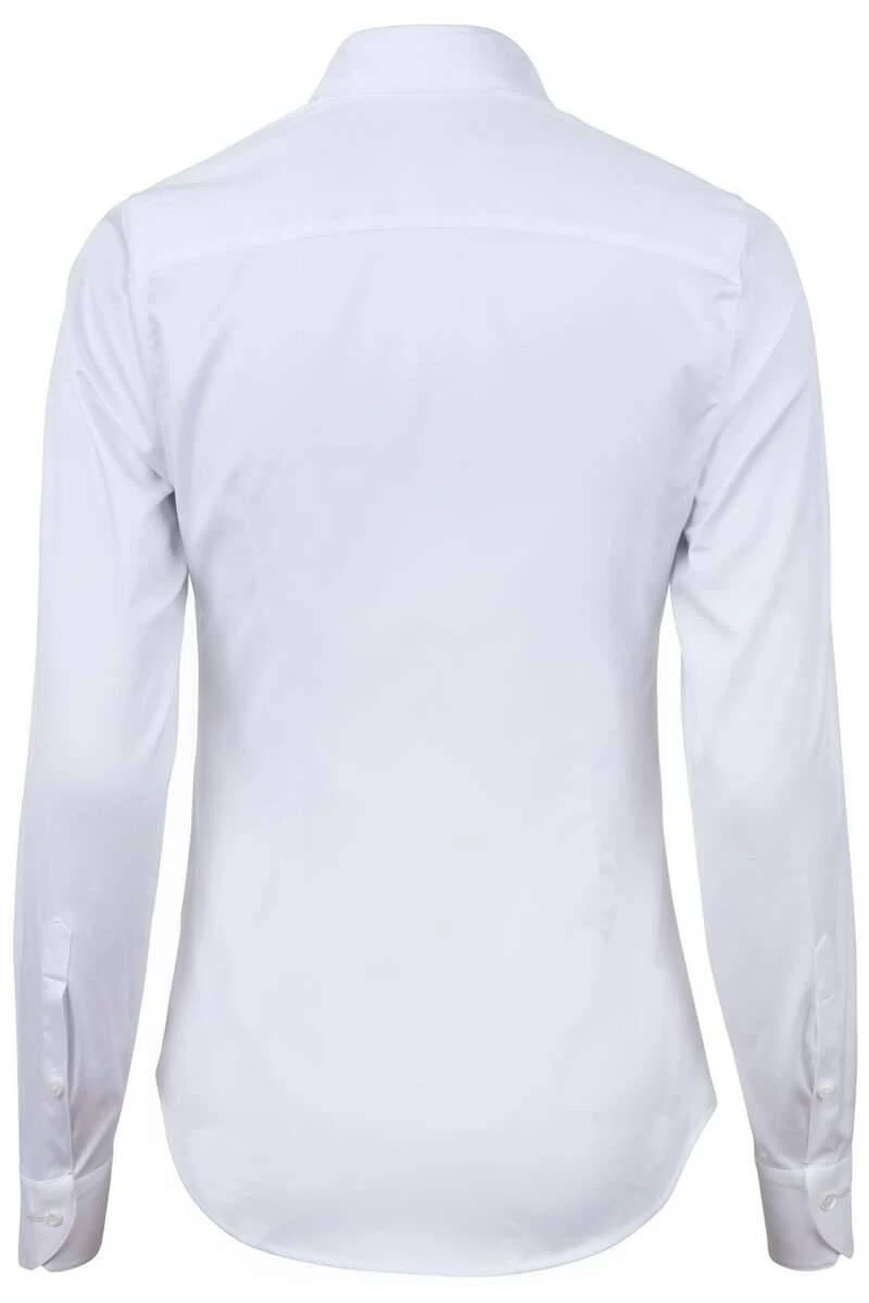 Stenströms Sibylla Slimline Bluseweiss, Einfarbig 2 Stenströms Sibylla Slimline Bluseweiss, Einfarbig – Bild 2