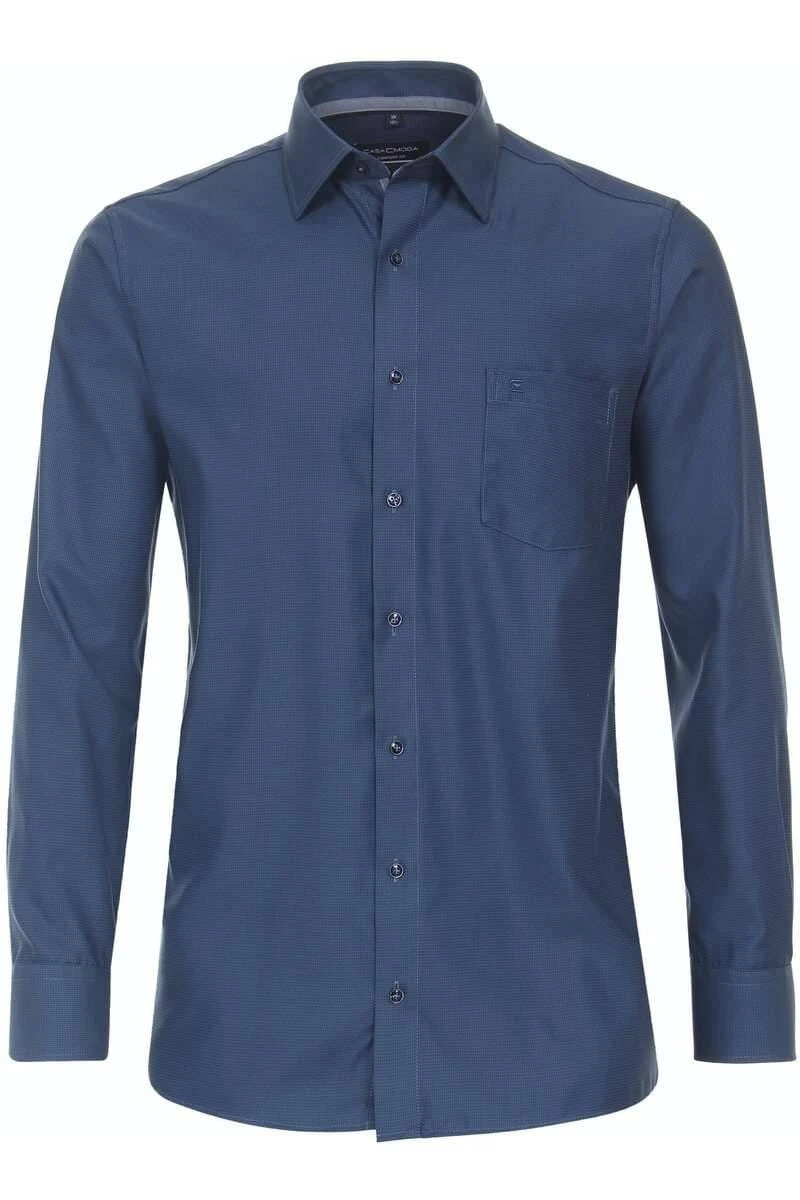 Casa Moda Comfort Fit Hemd Blau, Gemustert 1 Casa Moda Comfort Fit Hemd Blau, Gemustert