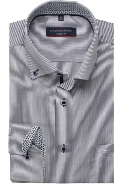 Casa Moda Modern Fit Hemd Blau, Gestreift