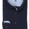 Hatico Regular Fit Hemd Marine, Einfarbig