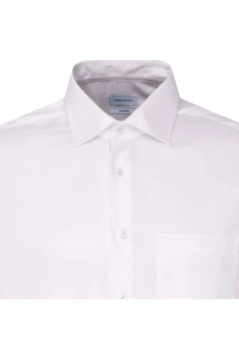 Seidensticker Comfort Fit Hemd Weiss, Einfarbig 2 Seidensticker Comfort Fit Hemd Weiss, Einfarbig – Bild 2