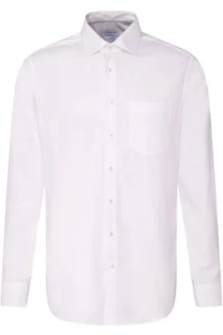 Seidensticker Comfort Fit Hemd Weiss, Einfarbig