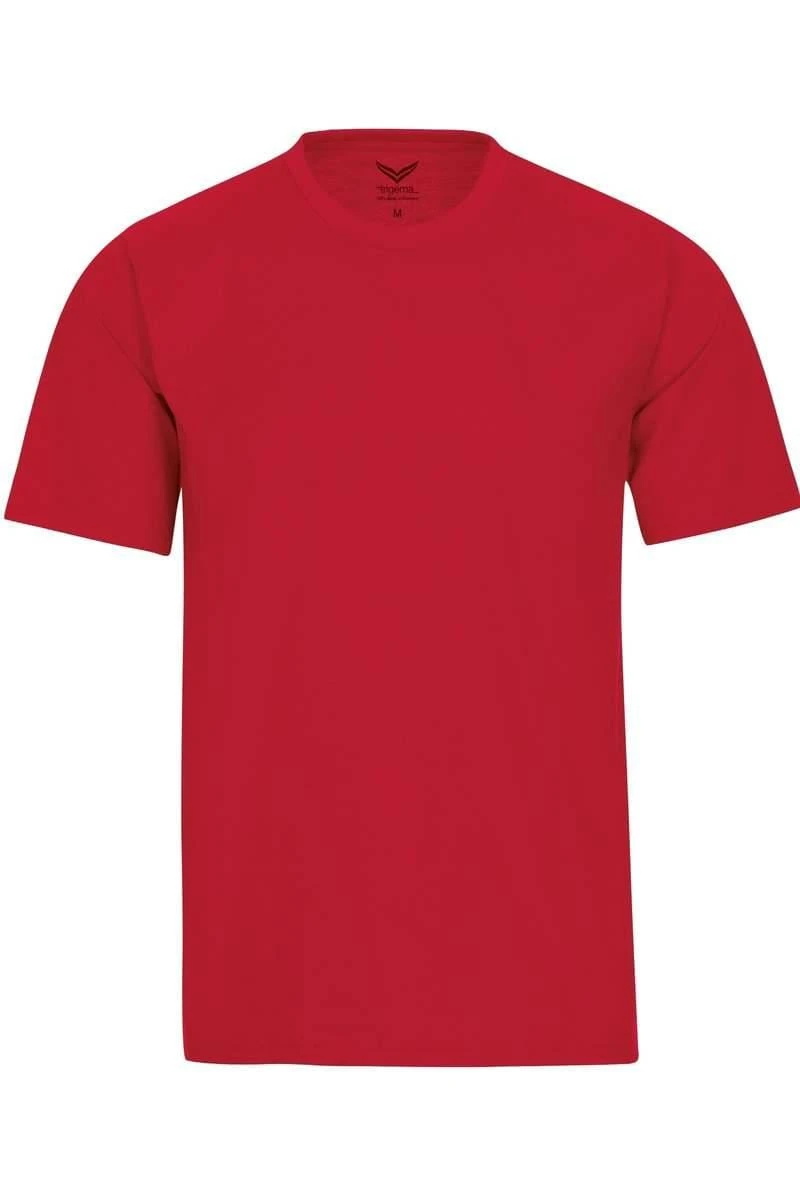 TRIGEMA Comfort Fit T-Shirt Rundhals Rot,Einfarbig 1 TRIGEMA Comfort Fit T-Shirt Rundhals Rot,Einfarbig