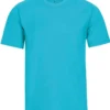 TRIGEMA Comfort Fit T-Shirt Rundhals Türkis,Einfarbig