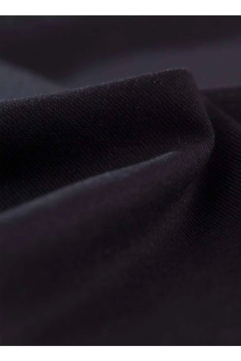 TRIGEMA Comfort Fit T-Shirt Henleykragen Schwarz,Einfarbig 3 TRIGEMA Comfort Fit T-Shirt Henleykragen Schwarz,Einfarbig – Bild 3