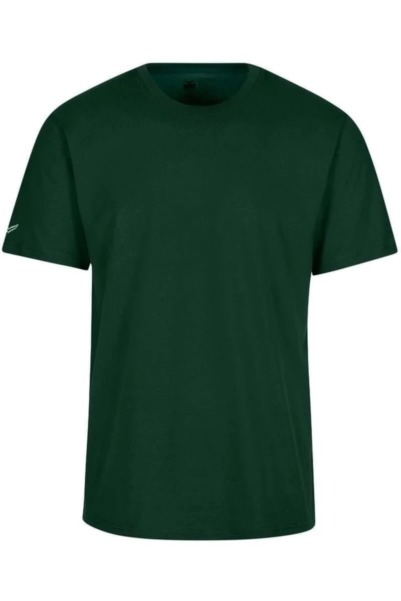 TRIGEMA Comfort Fit T-Shirt Rundhals Tanne,Einfarbig 1 TRIGEMA Comfort Fit T-Shirt Rundhals Tanne,Einfarbig