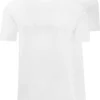 RAGMAN Regular Fit T-Shirt Rundhals Doppelpack Weiss,Einfarbig