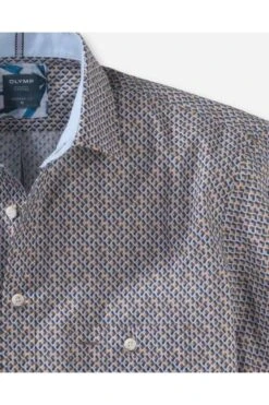 OLYMP Casual Modern Fit Hemd Orange, Gemustert -Ausgewählte Bekleidungsgeschäfte 4009 72 91 3 800 1200x1200