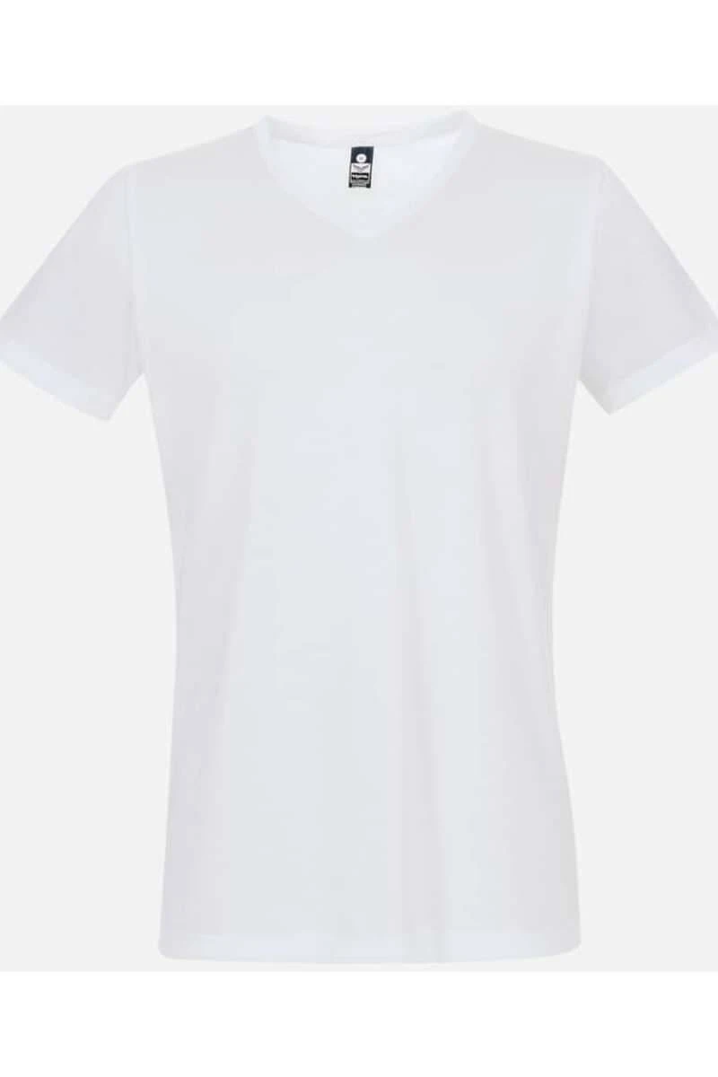 TRIGEMA Slim Fit T-Shirt V-Ausschnitt Weiss,Einfarbig 1 TRIGEMA Slim Fit T-Shirt V-Ausschnitt Weiss,Einfarbig