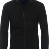 Casa Moda Casual Fit Herren Strickjacke Zip Schwarz