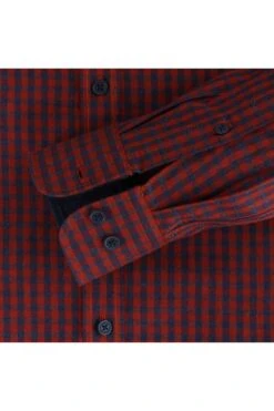 Casa Moda Casual Fit Hemd Orange/blau, Kariert -Ausgewählte Bekleidungsgeschäfte 423918400 450 2 800 1200x1200