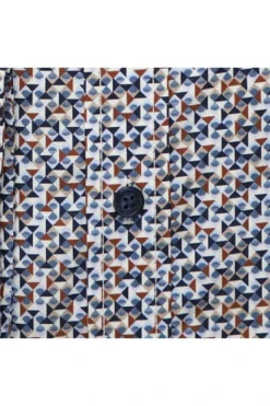 Casa Moda Casual Comfort Fit Hemd Blau/braun, Gemustert -Ausgewählte Bekleidungsgeschäfte 423956300 100 3 800 1200x1200